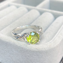 Natural Peridot Ring Tree Branch Band