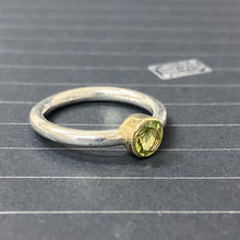 Peridot Ring 14K Gold Setting