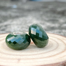 Green Nephrite Jade Bead
