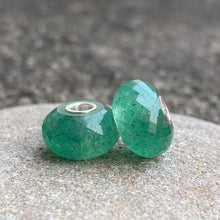 Green Strawberry Quartz Bead