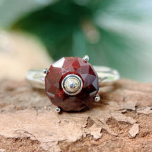 Garnet Spinner Ring