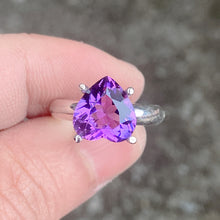 Heart Amethyst Ring