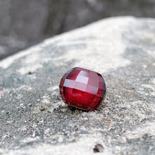Garnet Bead Step Cut Lantern Shape