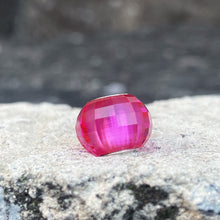 Pink Garnet Bead Lantern Shape