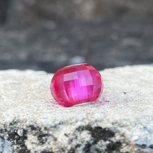 Pink Garnet Bead Lantern Shape