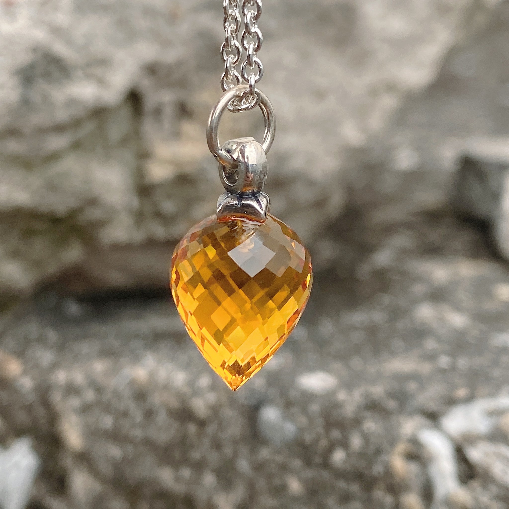 Natural Citrine Necklace