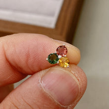 Multi-Color Tourmaline Earrings