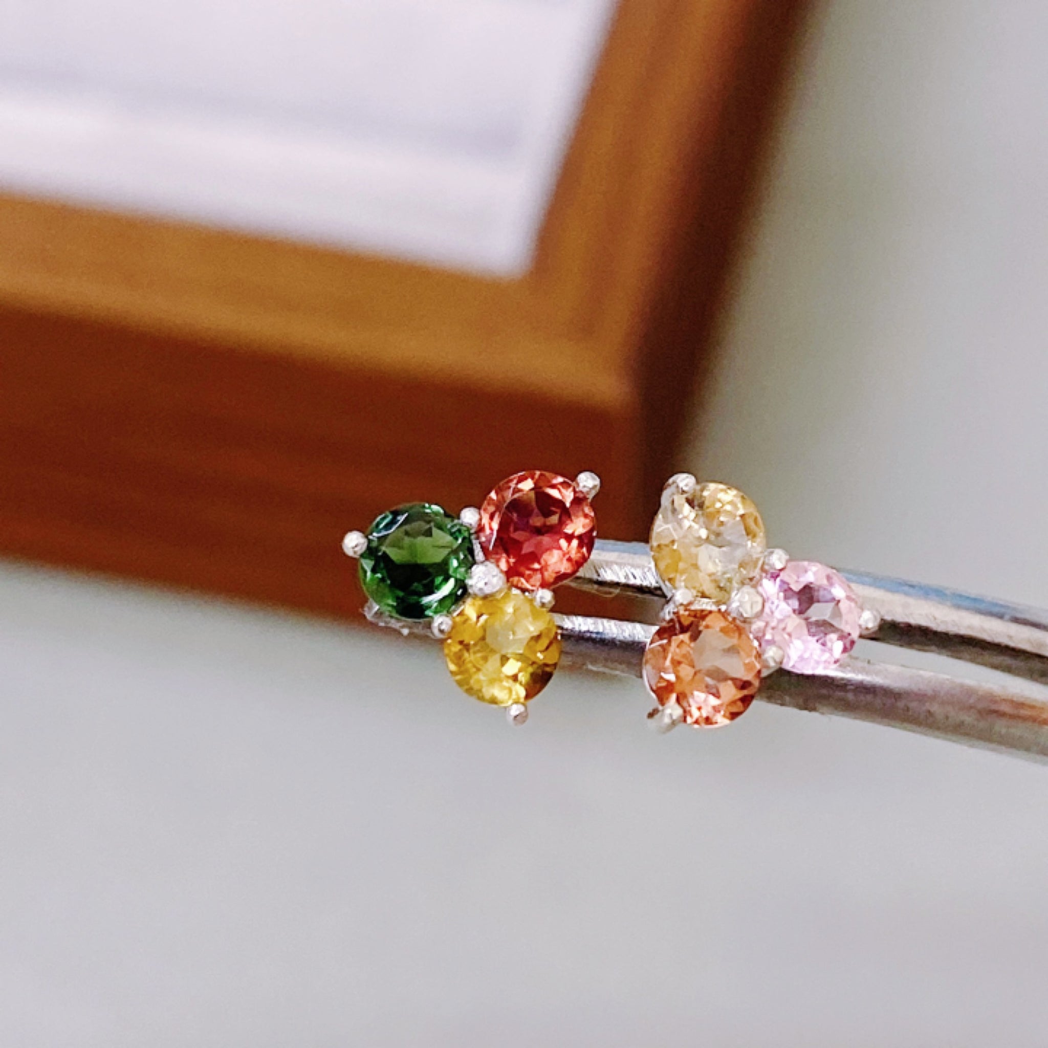 Multi-Color Tourmaline Earrings