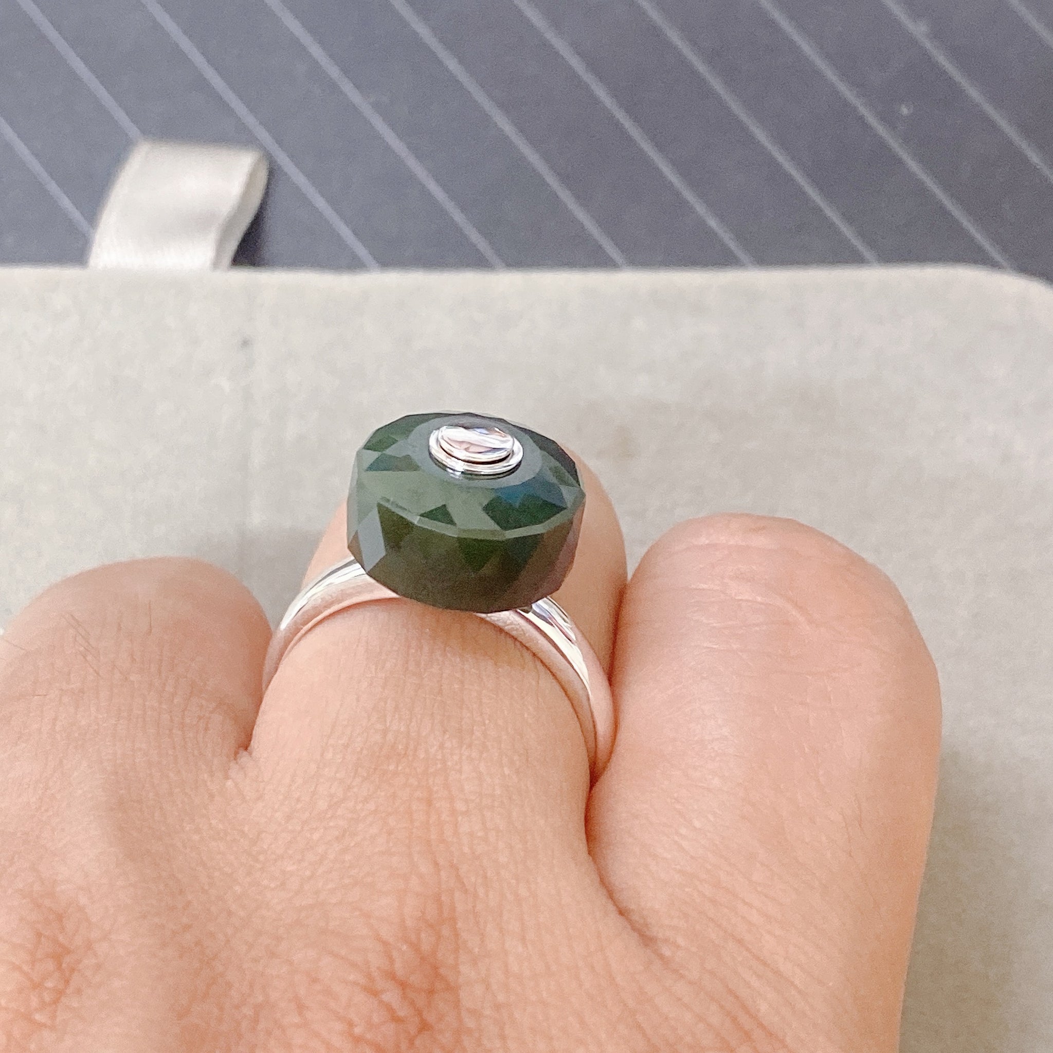 Nephrite Jade Ring Spinner