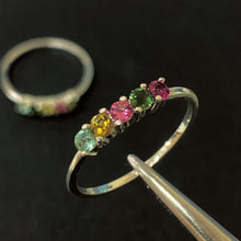 Multicolor Tourmaline Ring
