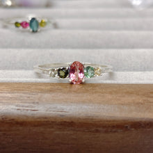 Rainbow Tourmaline Ring