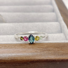 Rainbow Tourmaline Ring