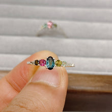 Rainbow Tourmaline Ring