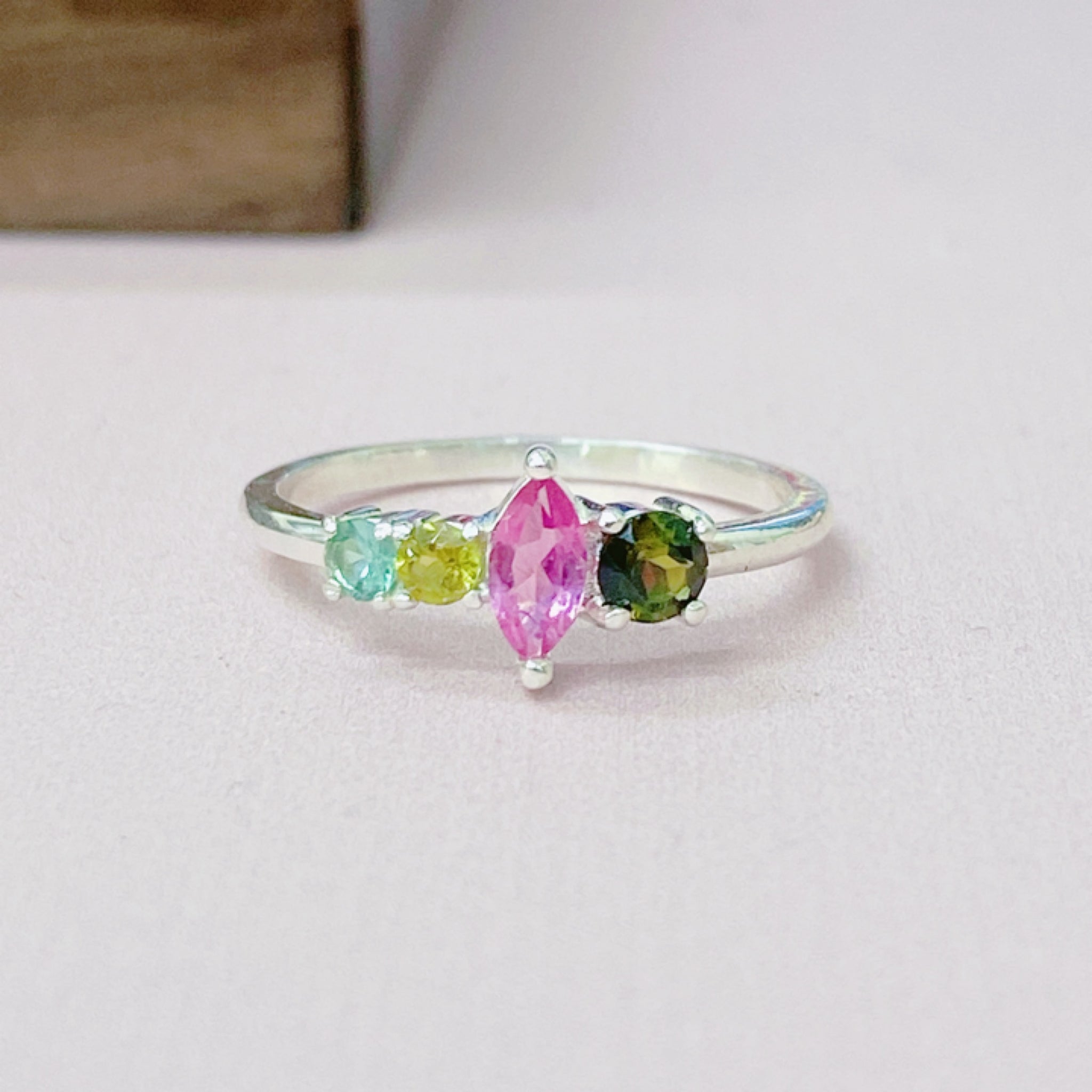 Pink Tourmaline Ring