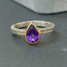 Amethyst Ring 14K Gold Setting