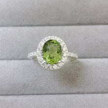 Natural Peridot Ring