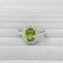 Natural Peridot Ring