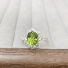 Natural Peridot Ring