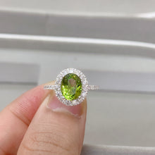 Natural Peridot Ring