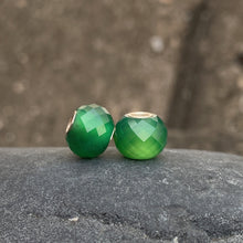 Green Agate Bead, Small Size