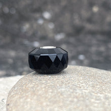 Black Onyx Bead Cylinder Shape