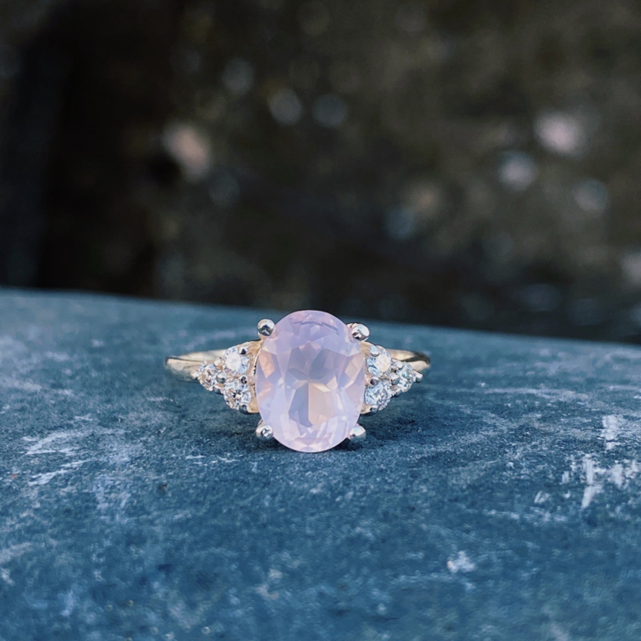 Rose Quartz Ring