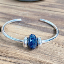 Sapphire Bangle Minimalist Set