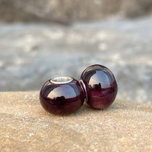 Dark Purple Ruby Bead