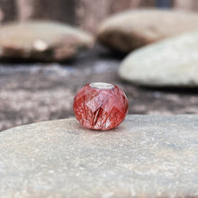 Red Rutilated Quartz Bead Small Size