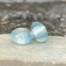 Natual Aquamarine Stone Bead