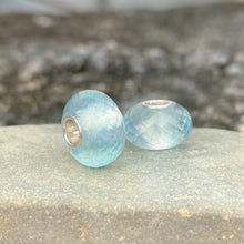 Natual Aquamarine Stone Bead
