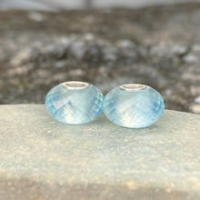 Natual Aquamarine Stone Bead