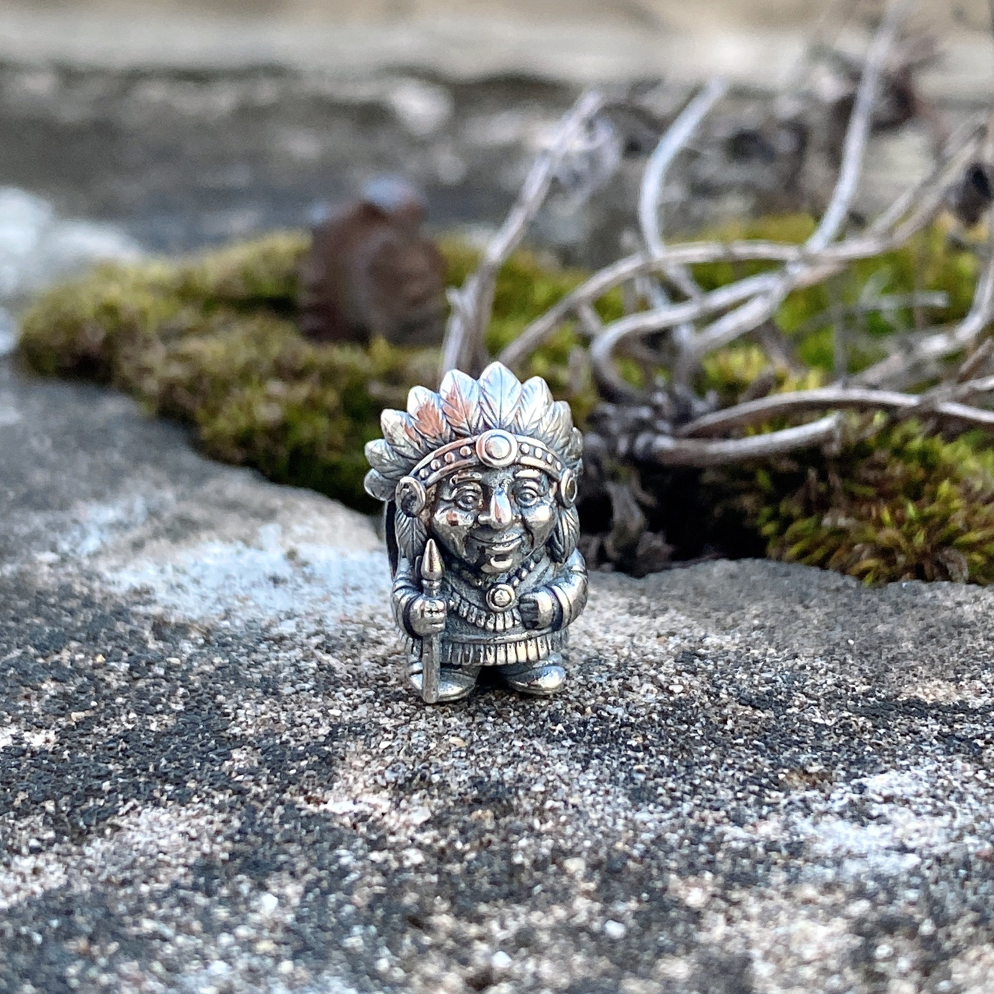 Sterling Silver Native American Charm