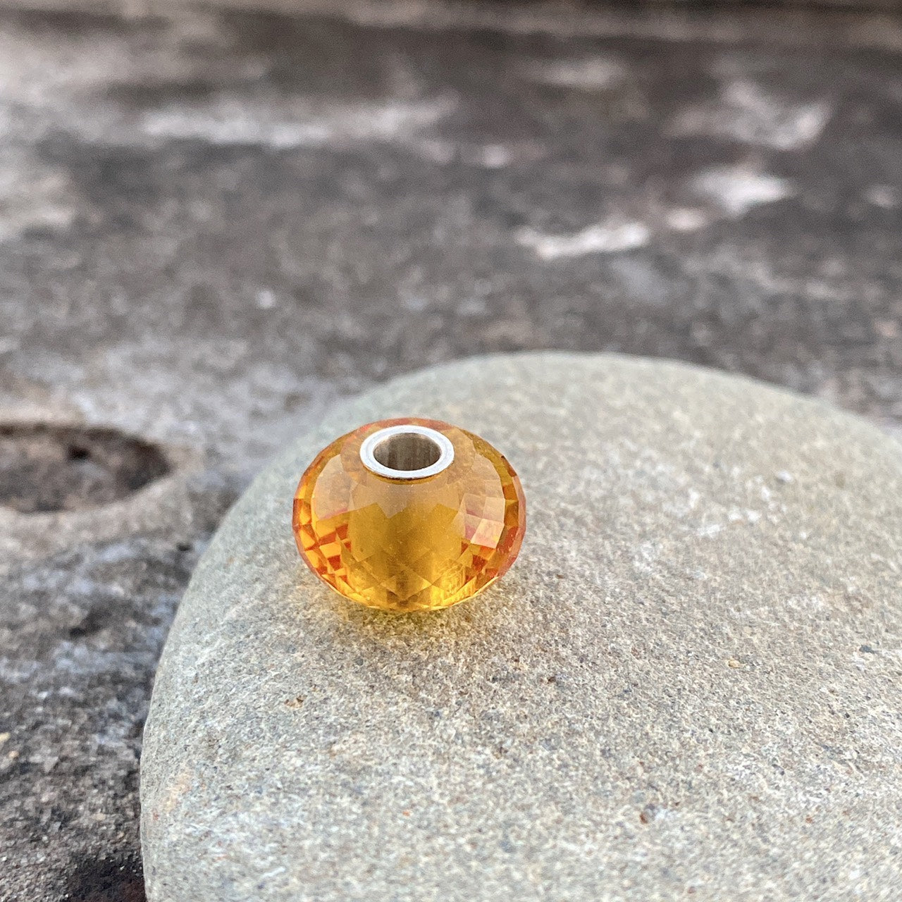 Yellow Citrine Bead