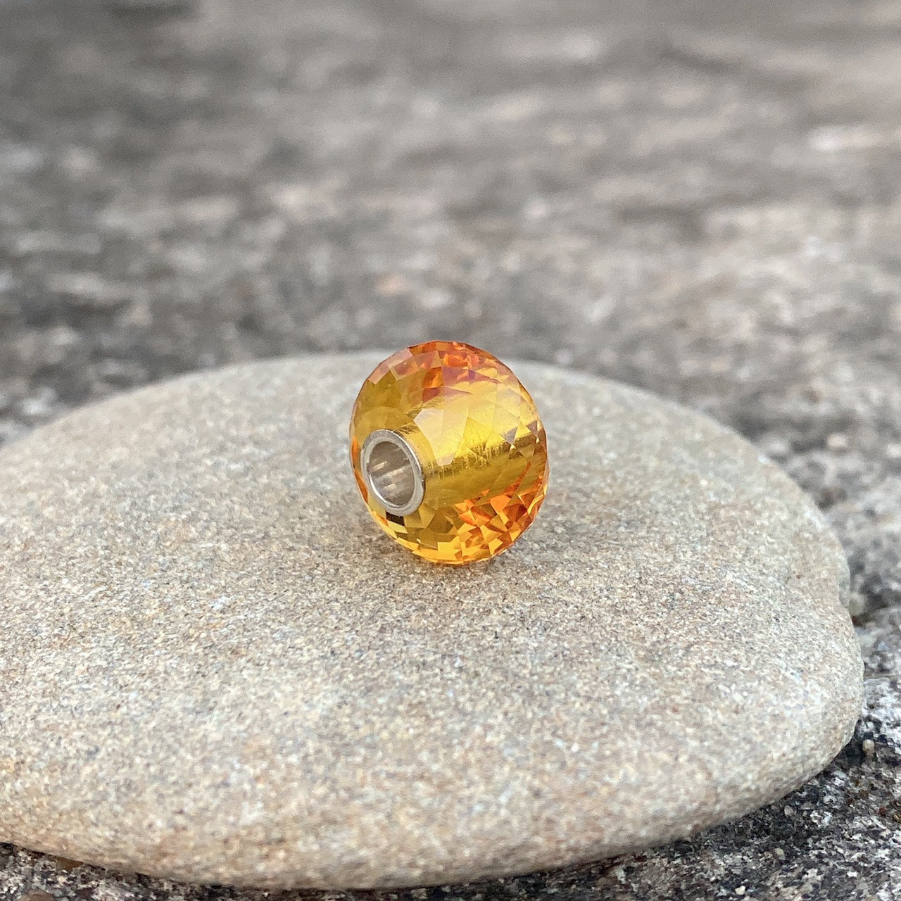 Yellow Citrine Bead