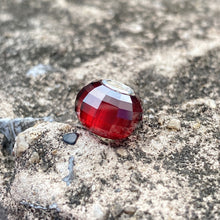 Garnet Bead Step Cut Lantern Shape