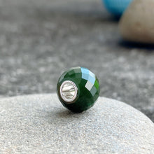 Green Nephrite Jade Bead Small Size