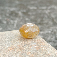 Yellow Rutilated Quartz Bead