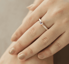 Moonstone Ring 14K Gold Setting