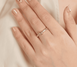 Moonstone Ring 14K Gold Setting