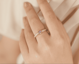 Moonstone Ring 14K Gold Setting