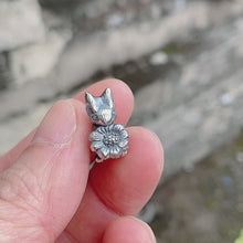 Autumn Squirrel Flower Charm