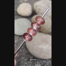 Red Rutilated Quartz Bead