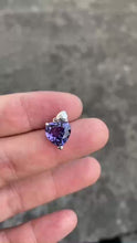 Heart Amethyst Necklace