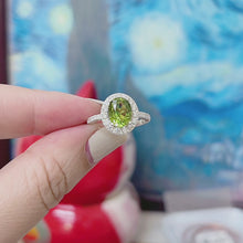 Natural Peridot Ring