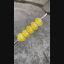 Yellow Chalcedony Bead