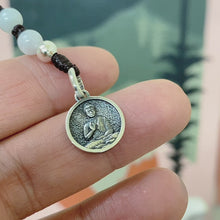 Silver Buddha Phone Charm