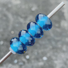 Deep Blue Topaz Bead