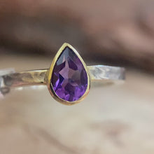 Amethyst Ring 14K Gold Setting