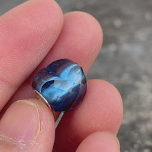 Blue Topaz Bead Heart Shape